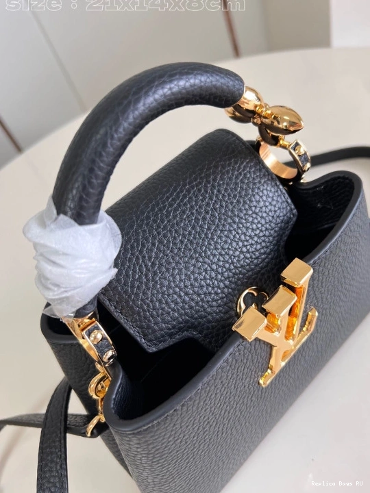 Cheap LOUIS VUITTON MINI-21*14*8CM CAPUCINES 0711